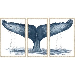 KS- WHALE TAIL TRIPTYCH